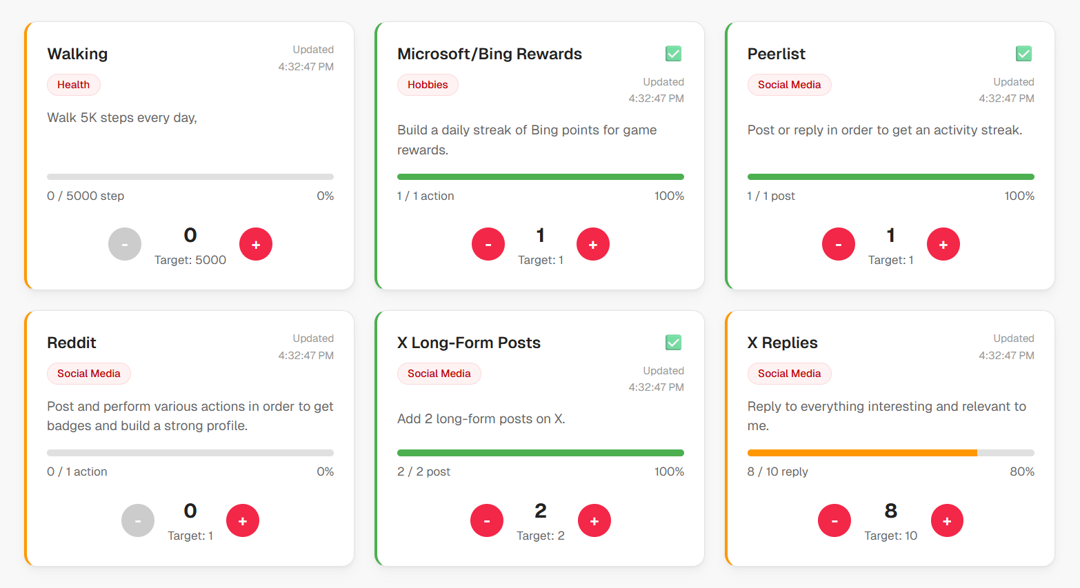 a12y Dashboard Screenshot